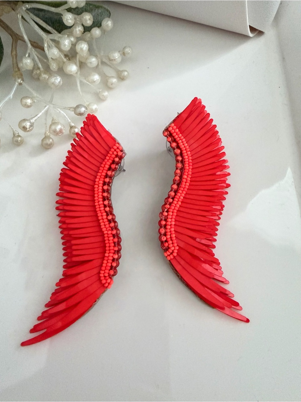 Mignonne Gavigan Madeline Earrings Orange